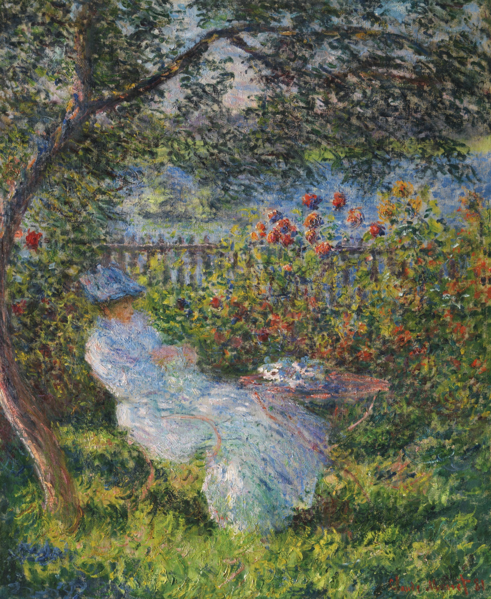 alice hoschedé in the garden