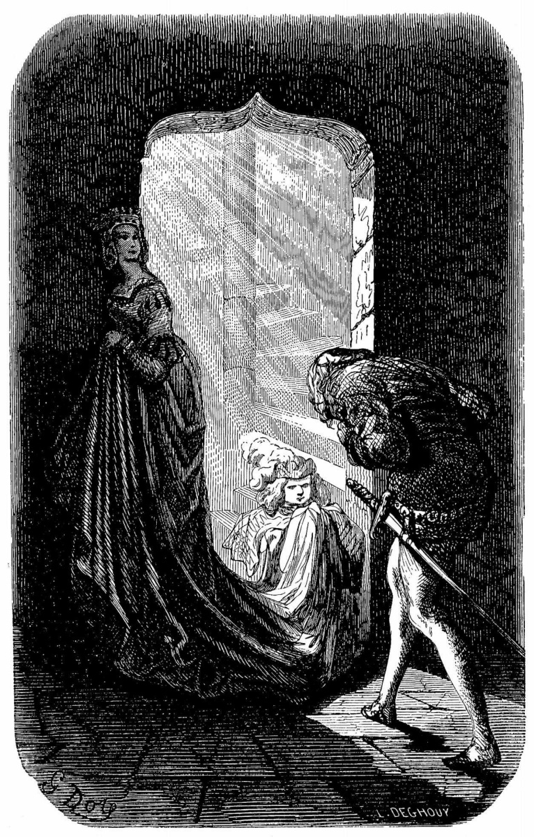 Paul Gustave Dore. Illustration for Balzac's "Naughty Tales"