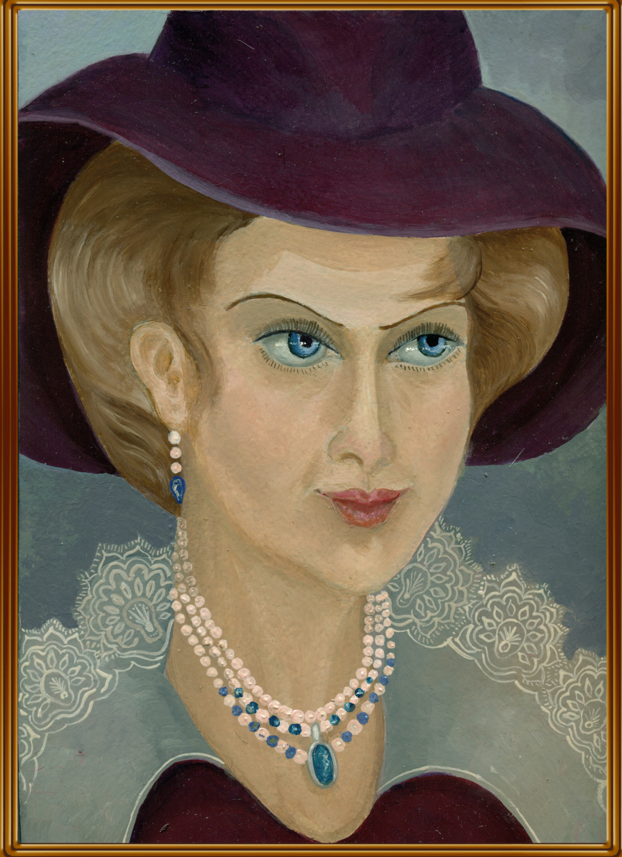 Vladimir Pavlovich Parkin. Portrait of Angela Kiprida