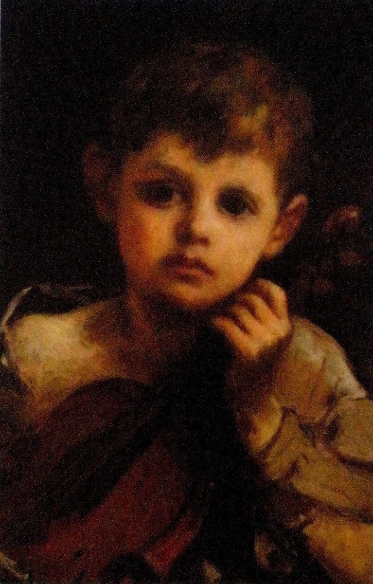 William Morris Hunt. Junge mit Geige