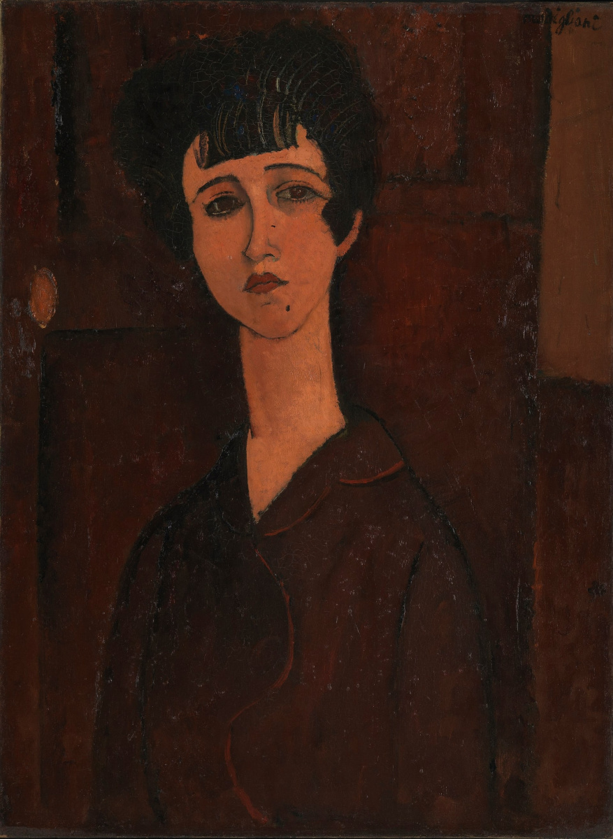 Amedeo Modigliani. Portrait of a girl