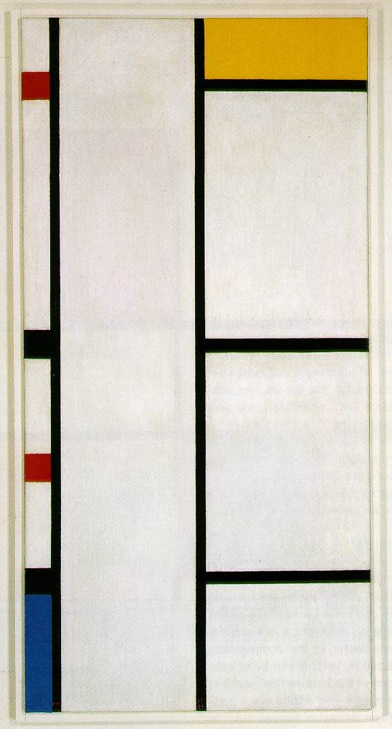 Piet Mondrian. Composition No. III White, yellow
