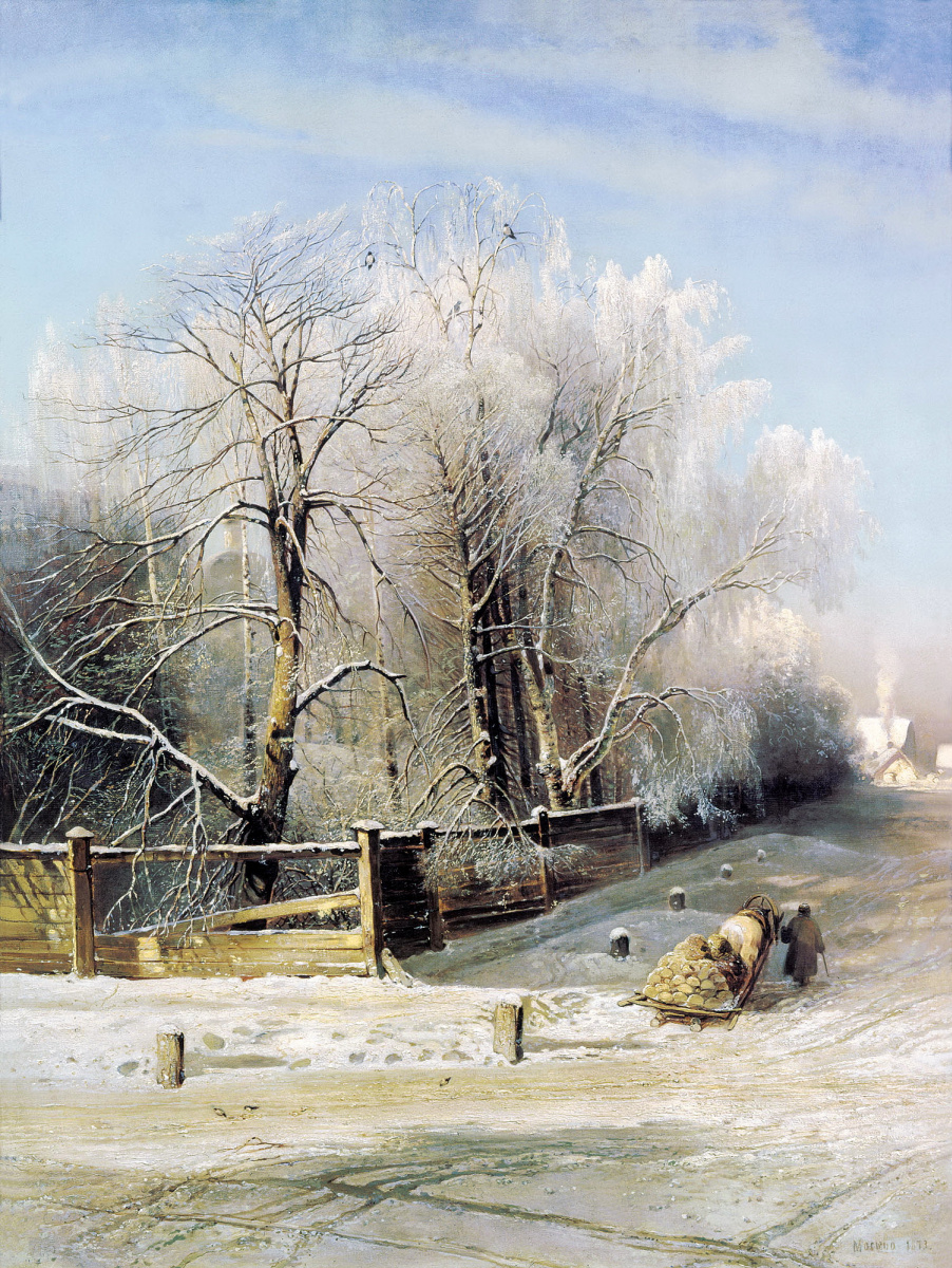 Alexey The Kondratyevich Savrasov. Winter landscape. Moscow