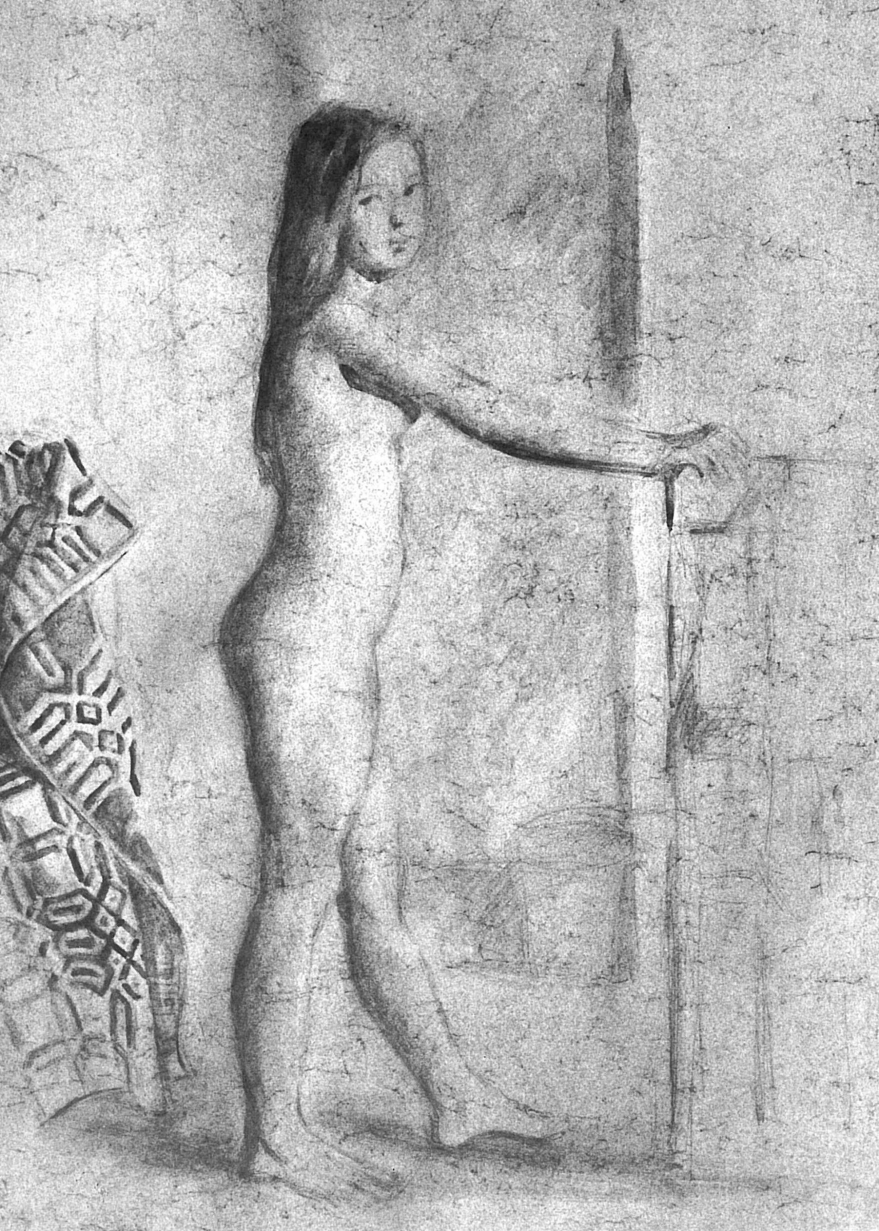 Standing profile nude, 1972, 70×100 cm by Balthus (Balthasar Klossovsky de  Rola): History, Analysis & Facts | Arthive