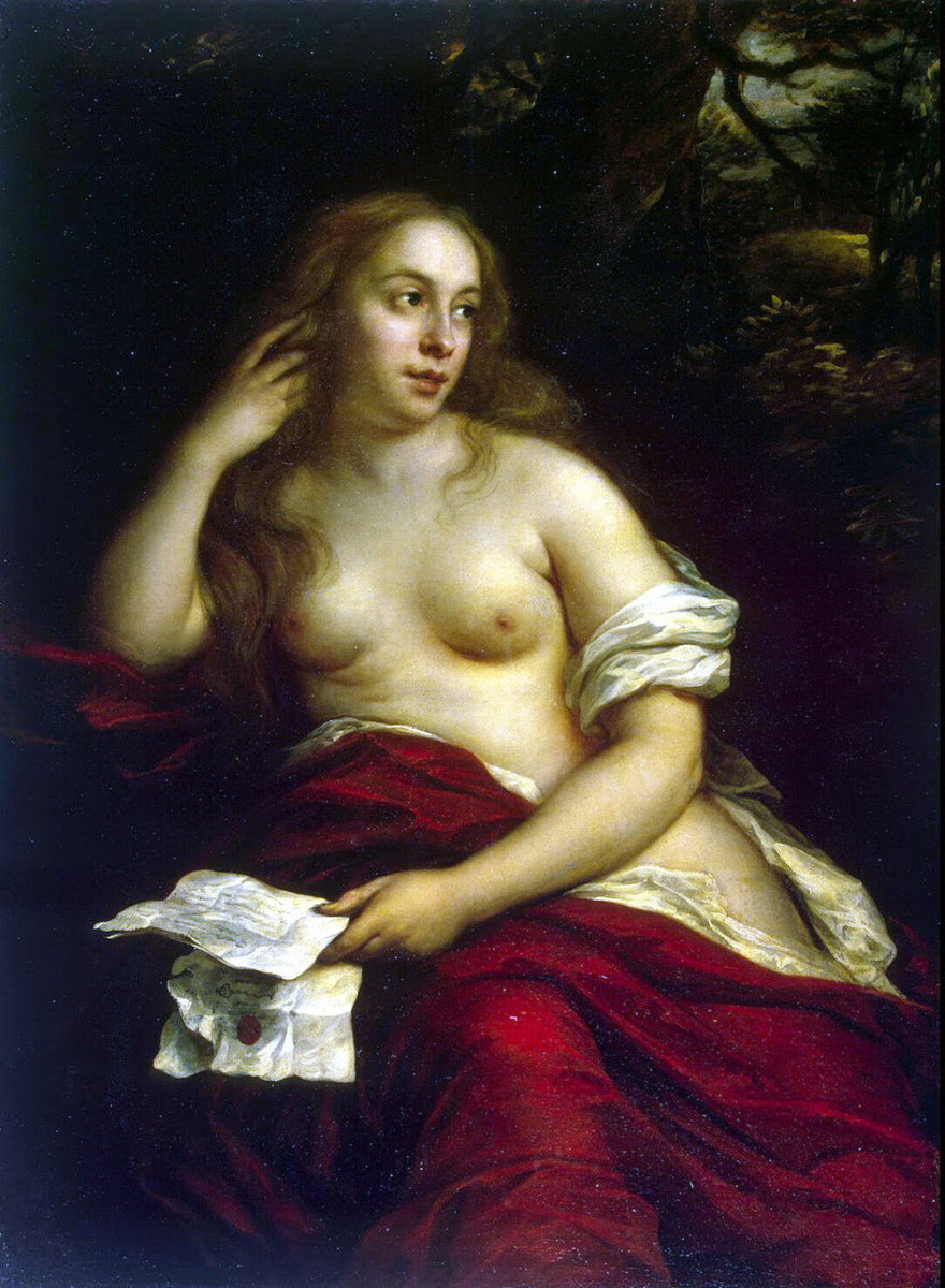 Govaert Flinck. Bathsheba with letter of king David