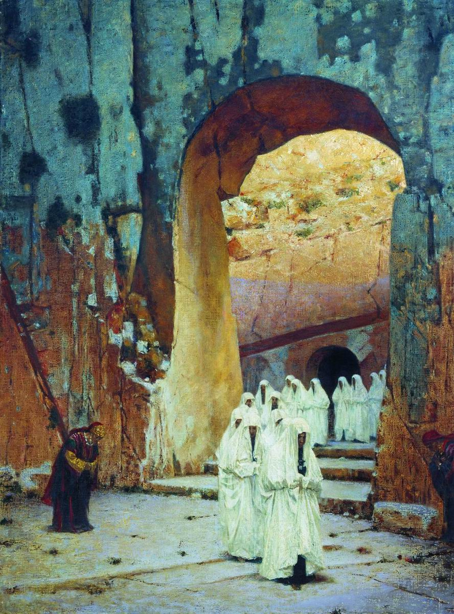 Vasily Vereshchagin. In Jerusalem. Tombs of the kings