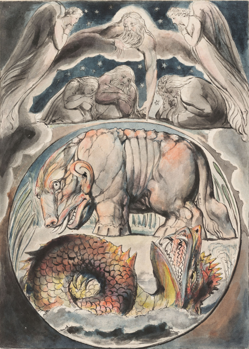 William Blake. Behemoth and Leviathan