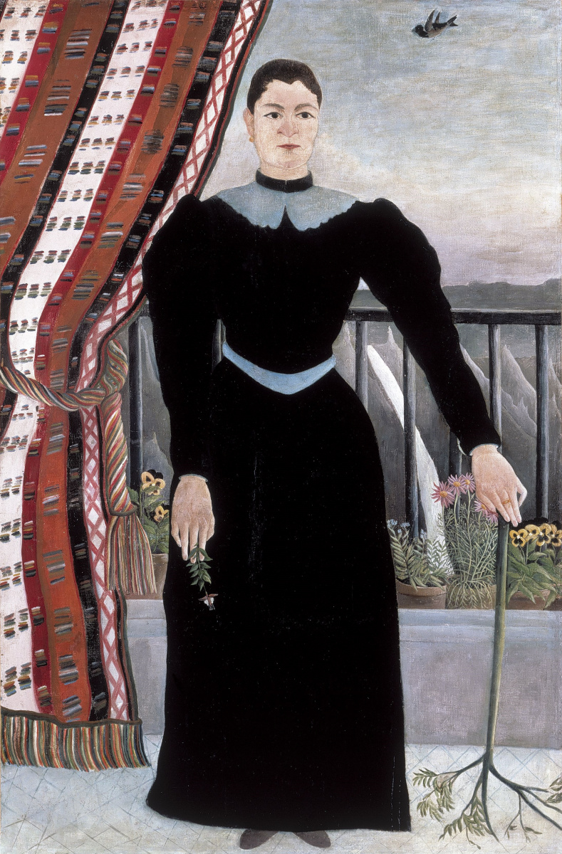 Henri Rousseau. Portrait of a woman