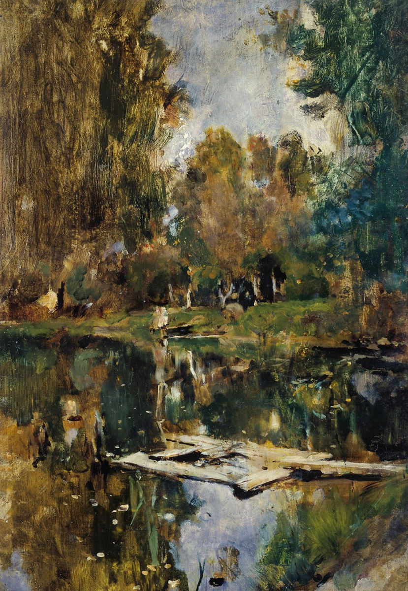 Valentin Aleksandrovich Serov. Pond. Abramtsevo.