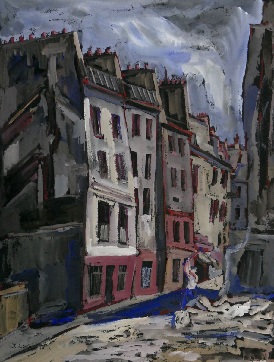 Joseph Mikhailovich Levin. Paris. The urban landscape