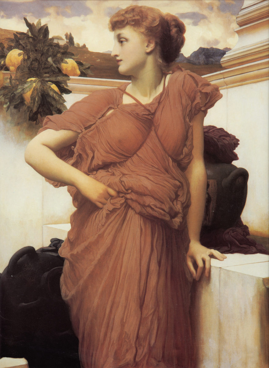 Frederic Leighton. At the fountain