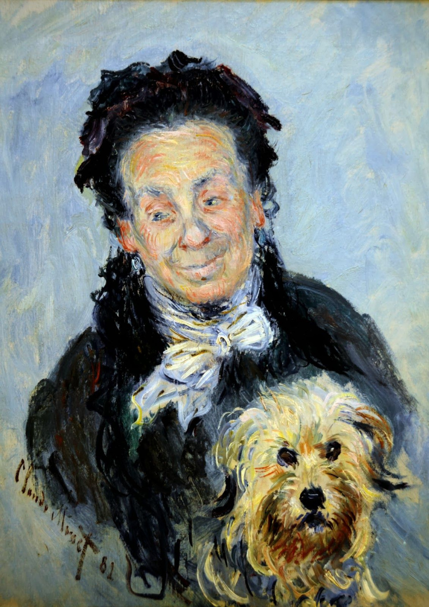 Claude Monet. Portrait Of Ugenie Graff (Madame Paul)