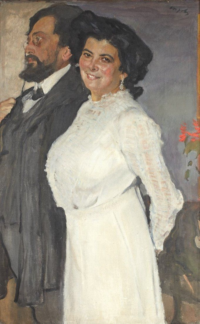 Valentin Aleksandrovich Serov. Porträt von Oscar und Rosa Gruzenberg