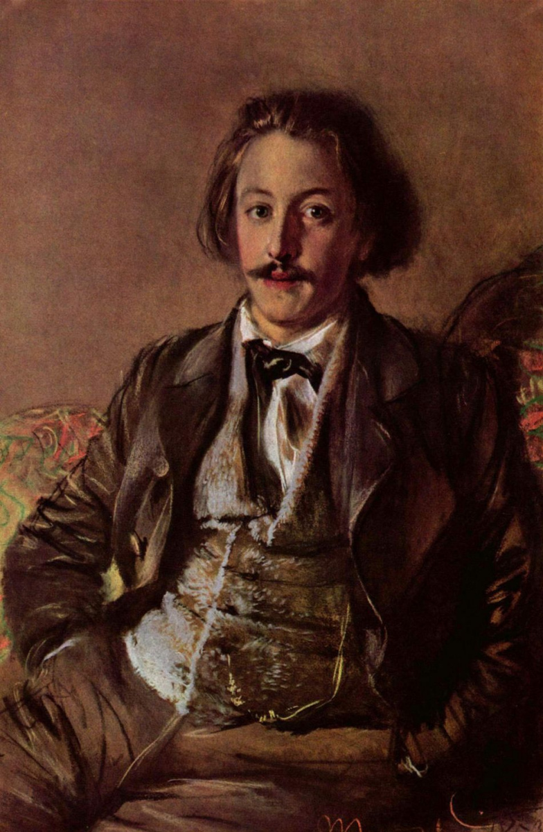 Adolf Friedrich Erdmann von Menzel. Portrait Of Paul Hayes