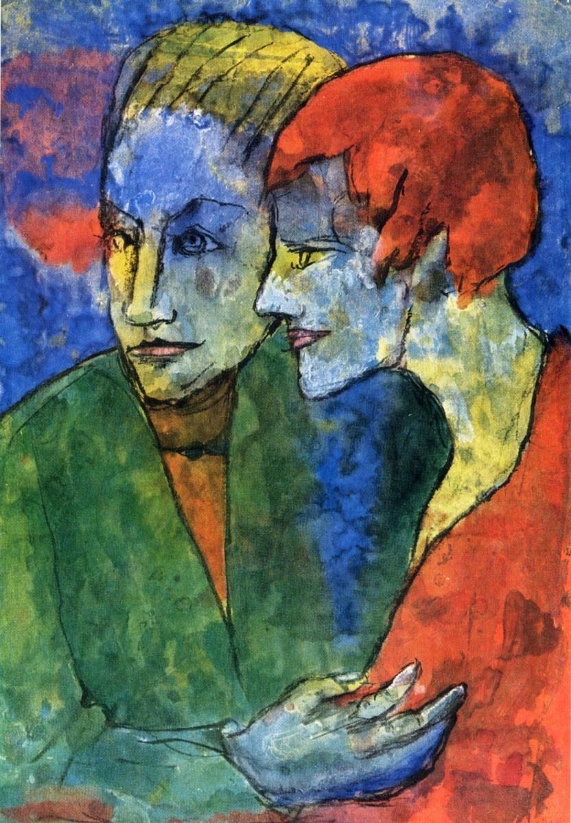 Emil Nolde. Young couple