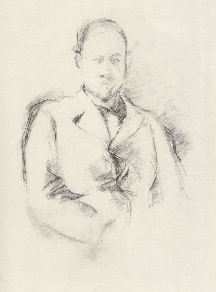 Paul Cezanne. Portrait of art dealer Ambroise Vollard
