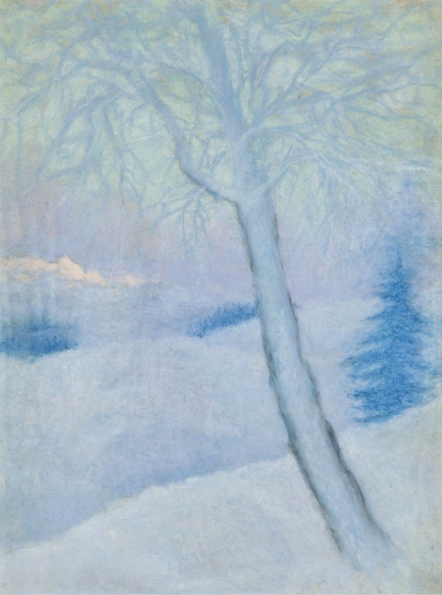Люсьен Леви-Дюрмэ. Снежный пейзаж.