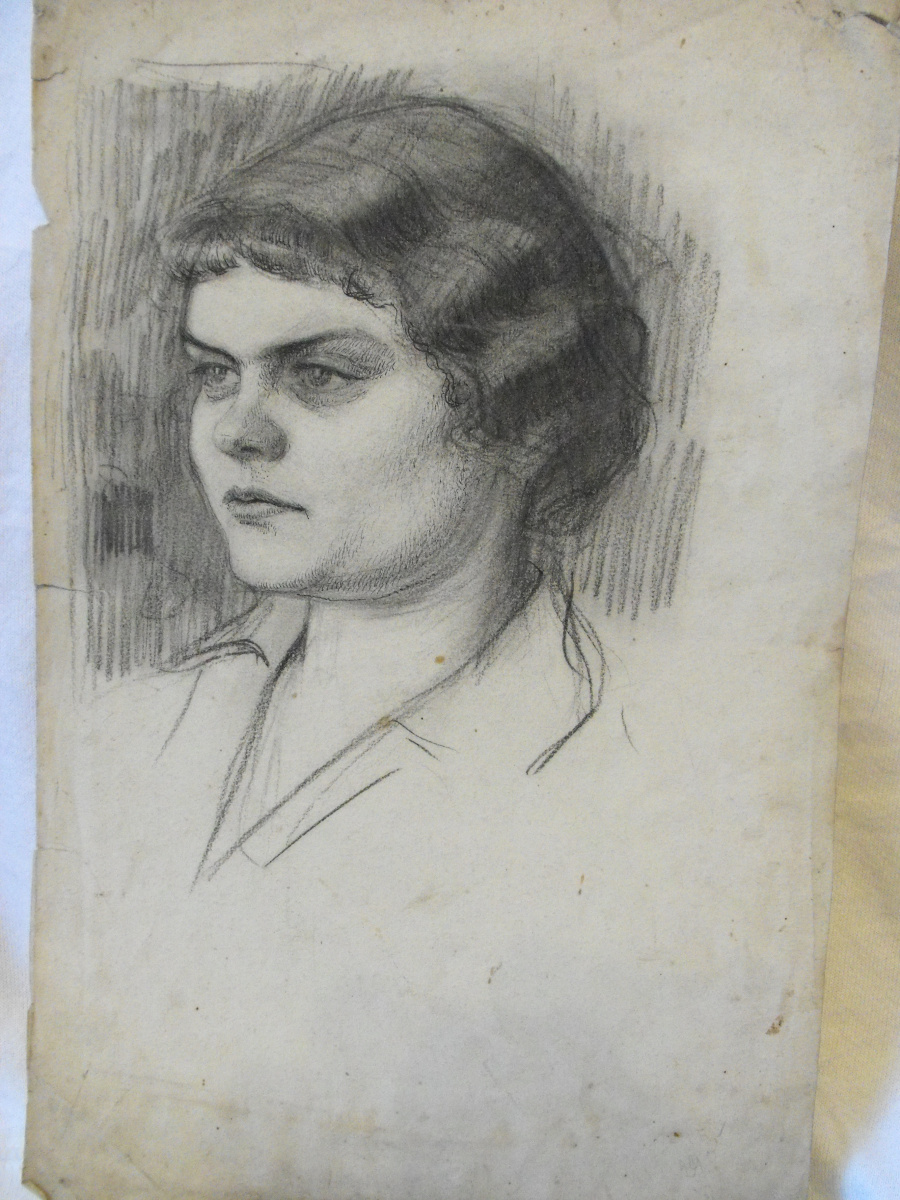 Nikolay Nikolayevich Arshinov. A portrait of his wife, L. M. Arsenovi