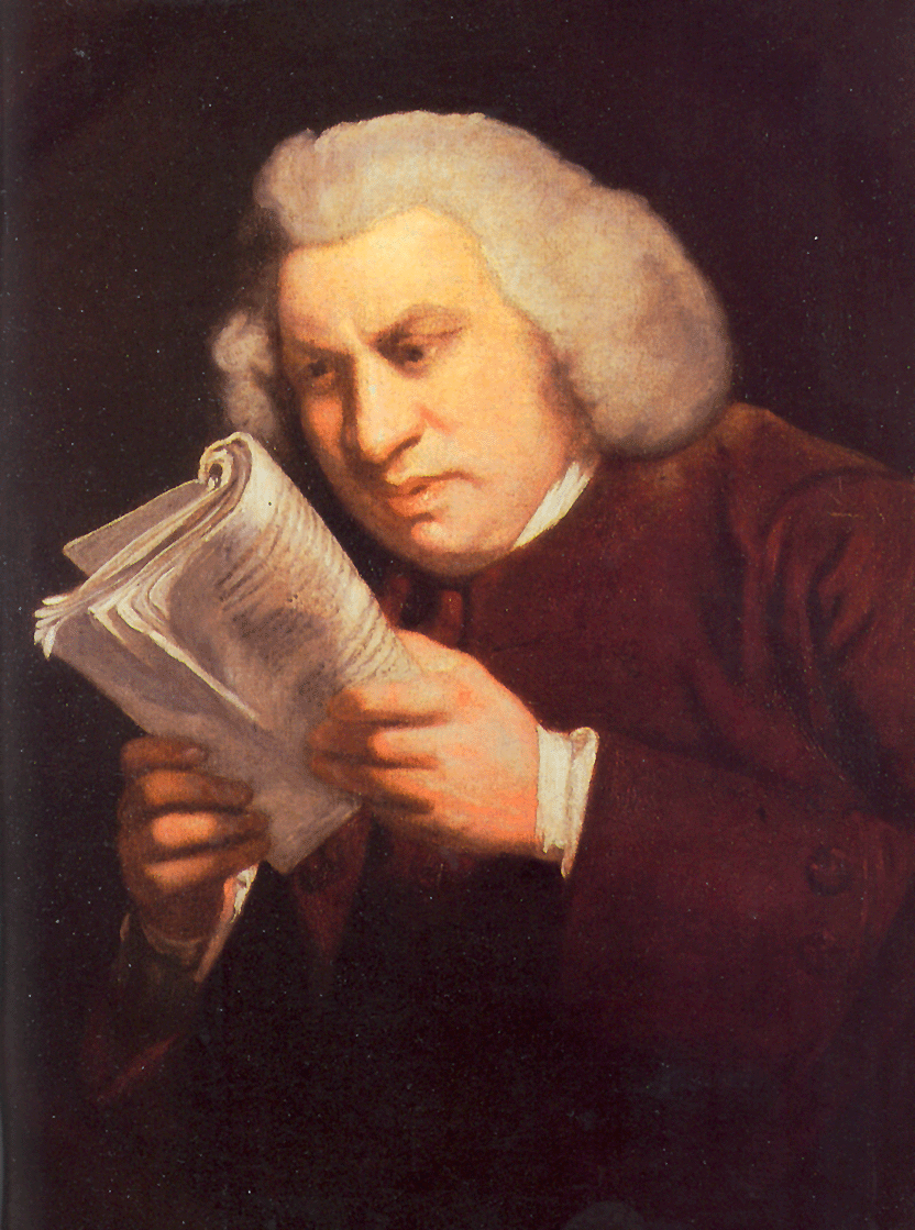 Joshua Reynolds. Portrait de samuel johnson