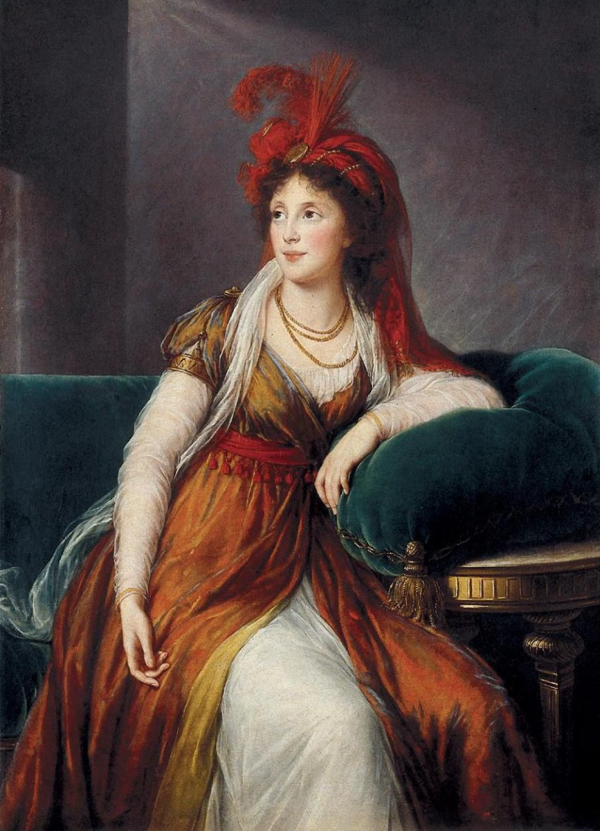 Elizabeth Vigee Le Brun. Portrait of Princess Anna Alexandrovna Golitsyna