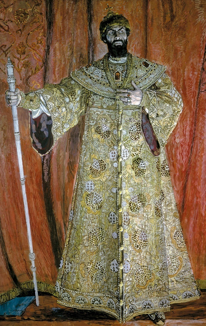 Alexander Yakovlevich Golovin. Portrait of Fyodor Chaliapin as Boris Godunov