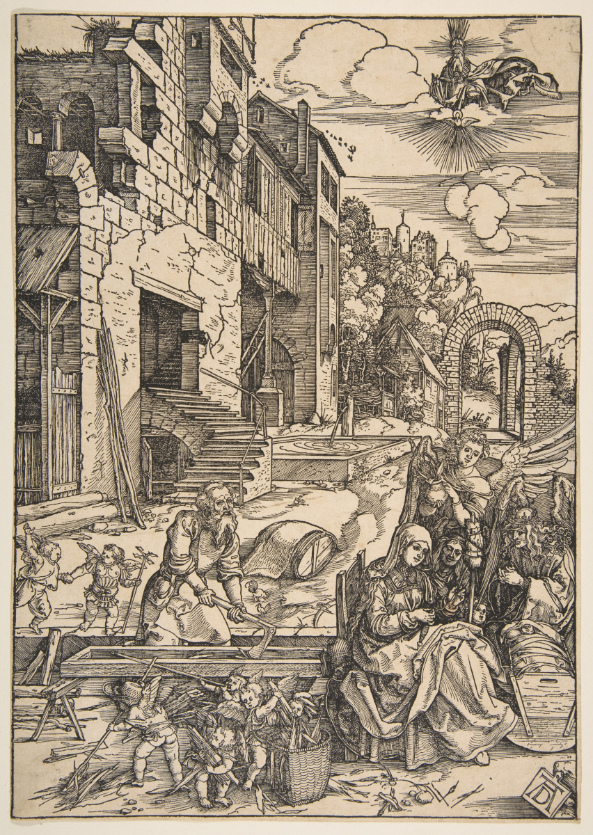 Albrecht Dürer. The Holy family in Egypt