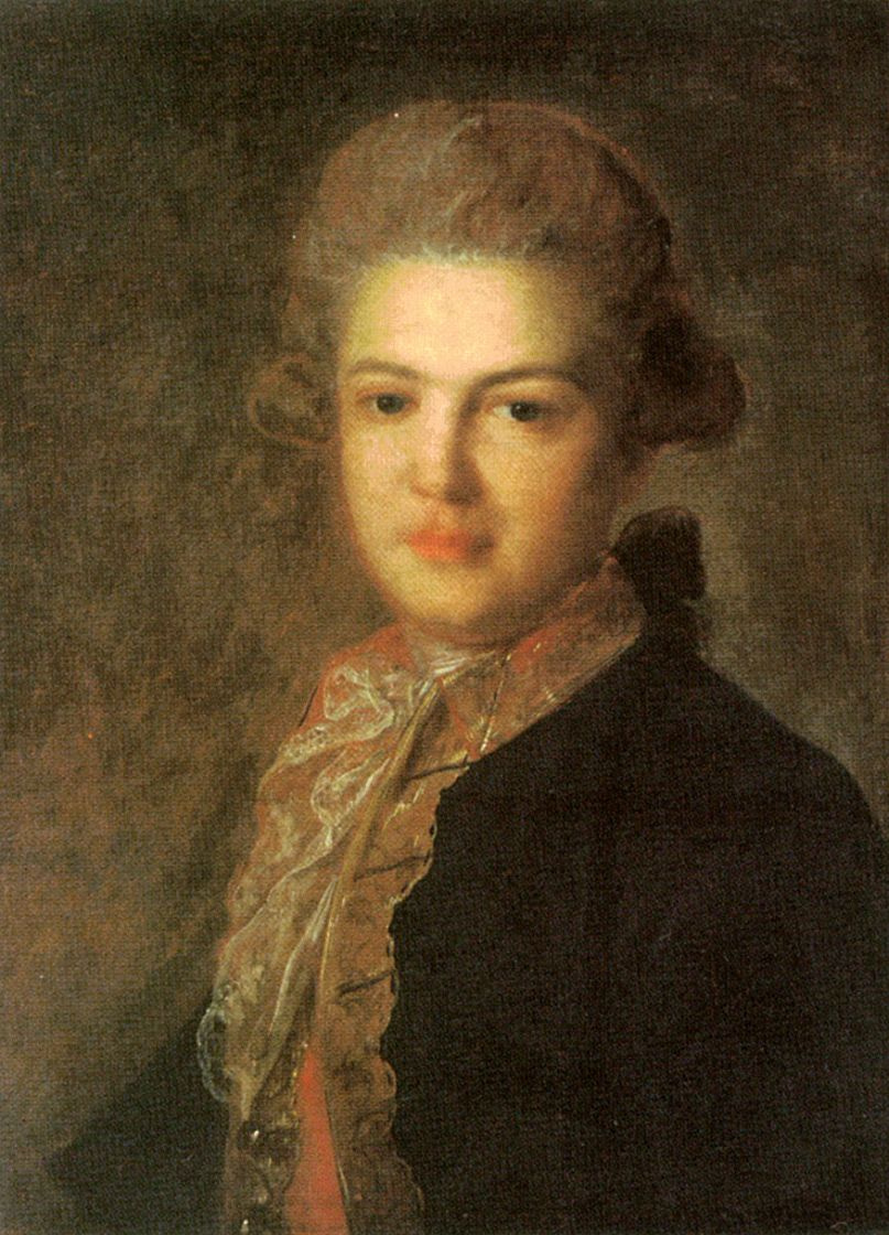 Fedor Stepanovich Rokotov. Portrait gr. Artemiy Ivanovich Vorontsov