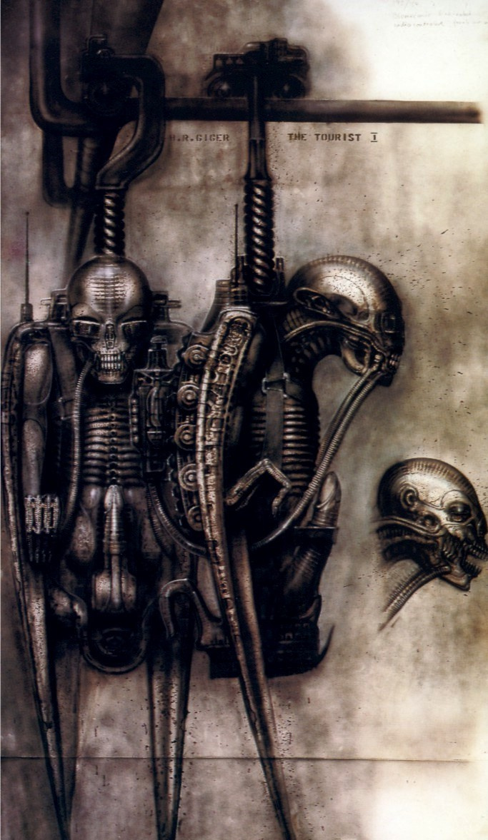 Hans Rudolph Giger. Tourist biorobot-bird