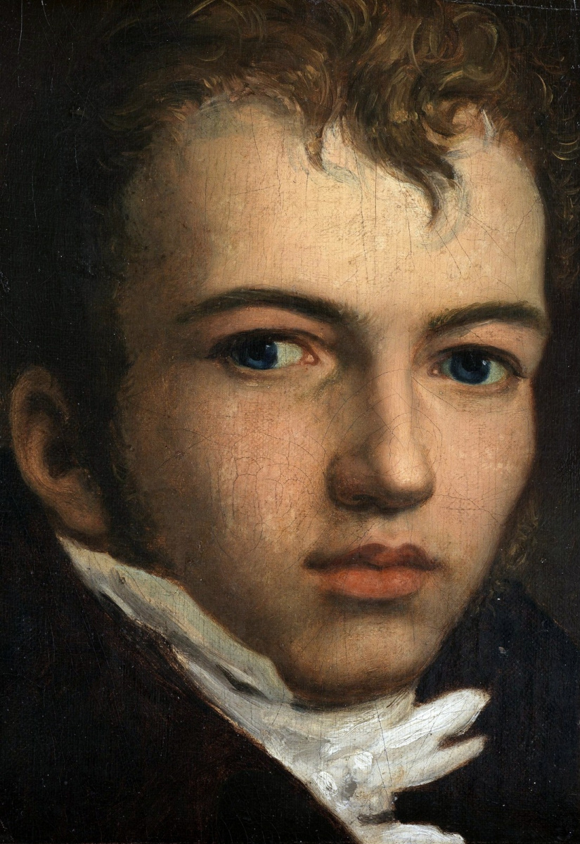 Johann Friedrich Overbeck. Portrait of the artist Johann Karl Eggers