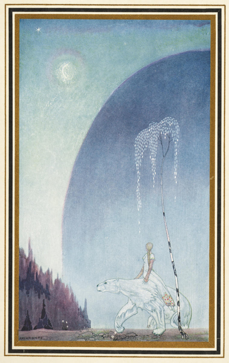 Kay Nielsen. Illustration of the collection of fairy tales "East of the sun West of the moon"