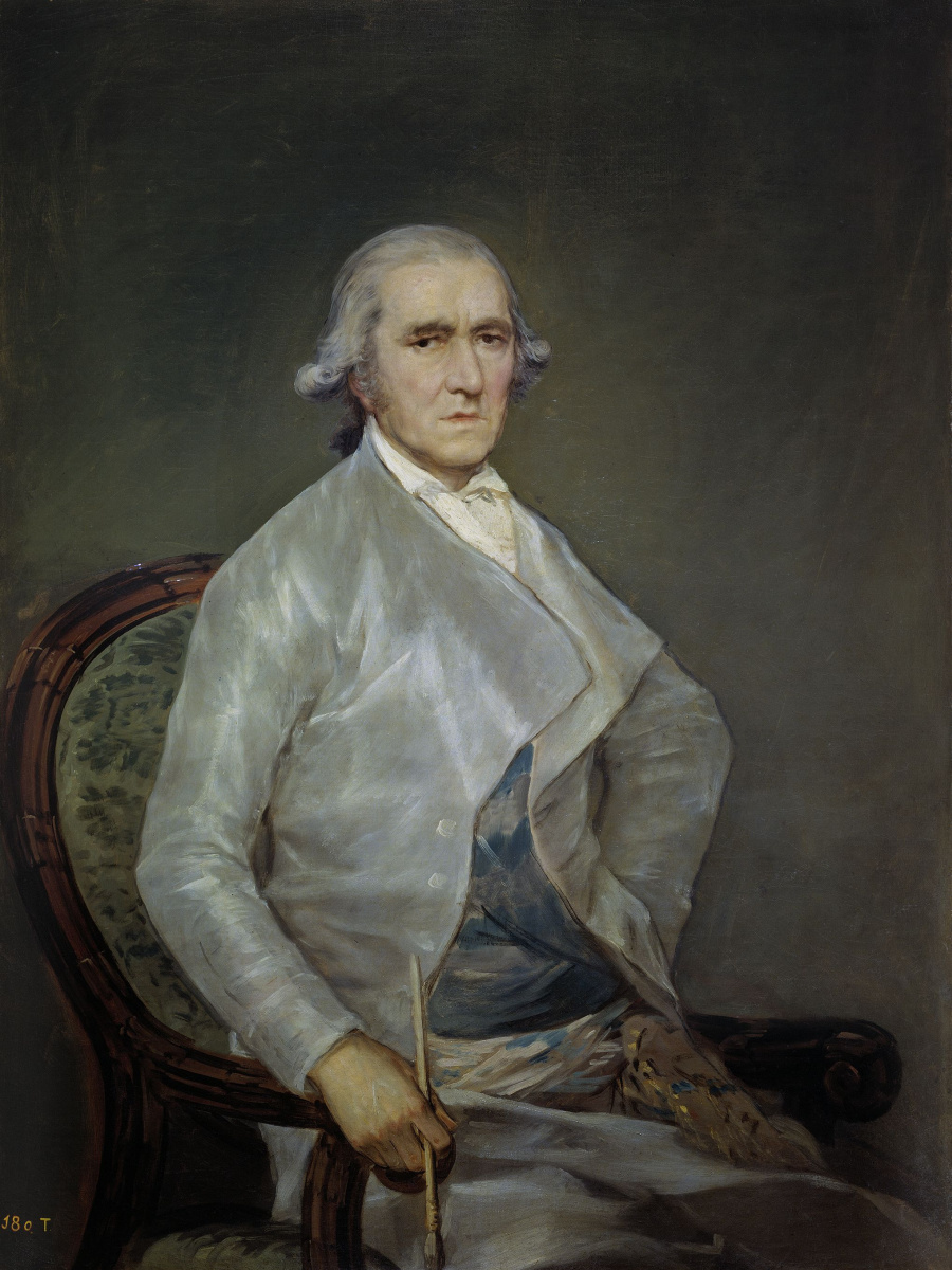 Francisco Goya. Retrato del artista Francisco Bayeu.