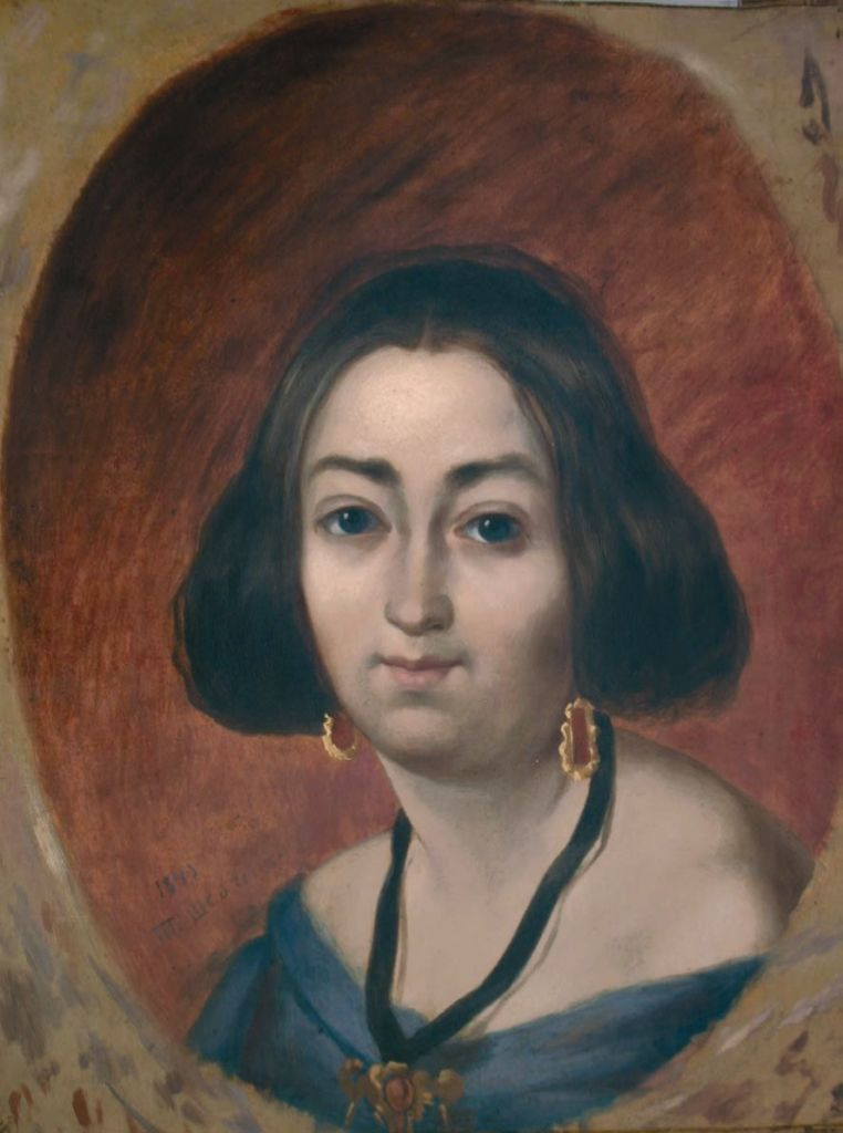 Taras Grigorievich Shevchenko. Ritratto di Anna Zakrevskaya