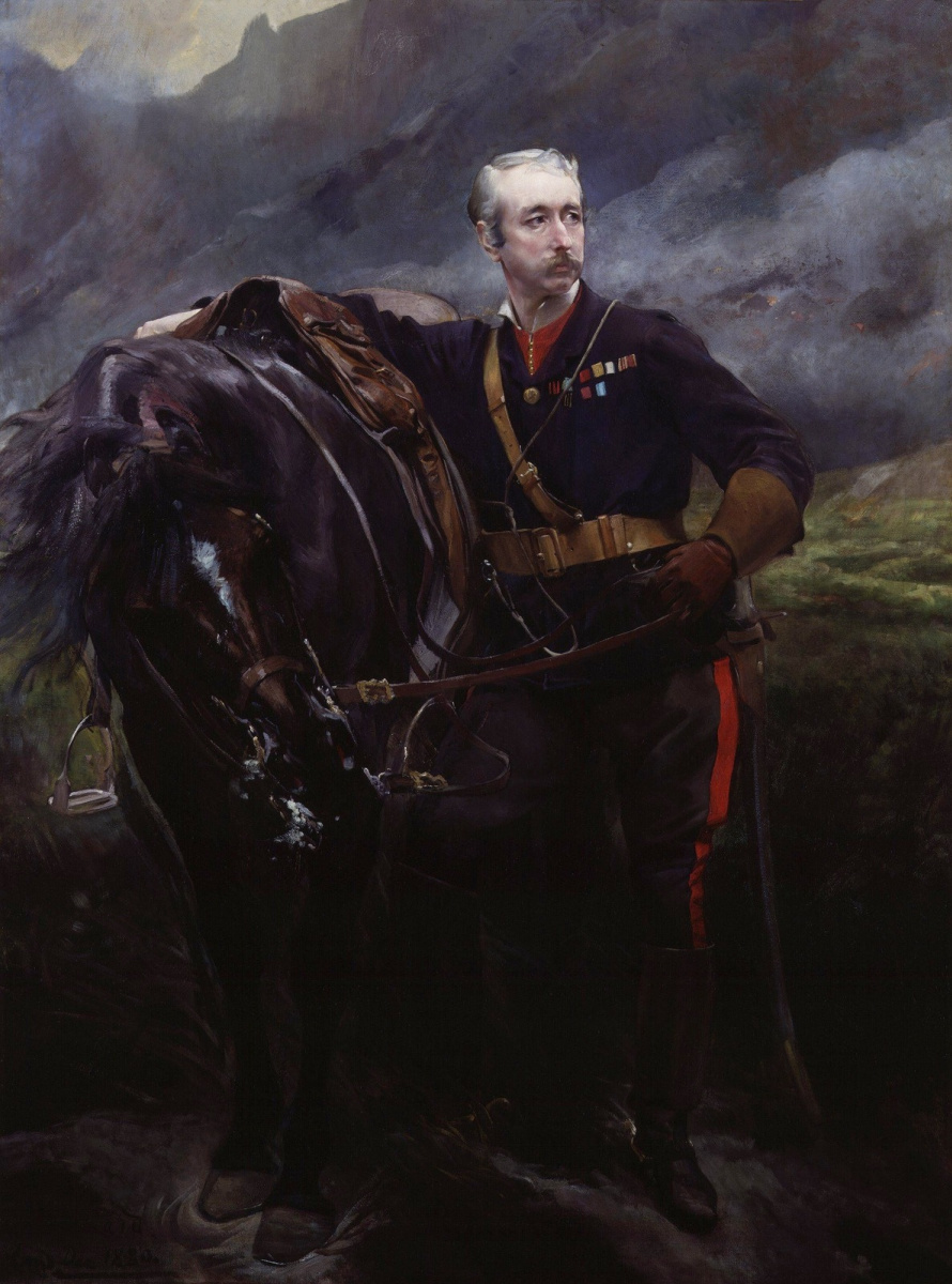 Альберт Поль Бенар 1849 - 1934 Франция. Garnet Joseph Wolseley, 1st Viscount Wolseley. 1880