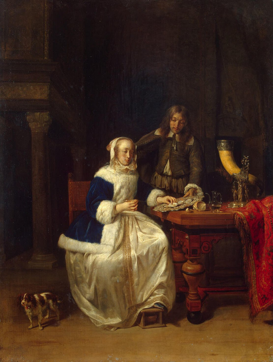 Gabriël Metsu. Breakfast