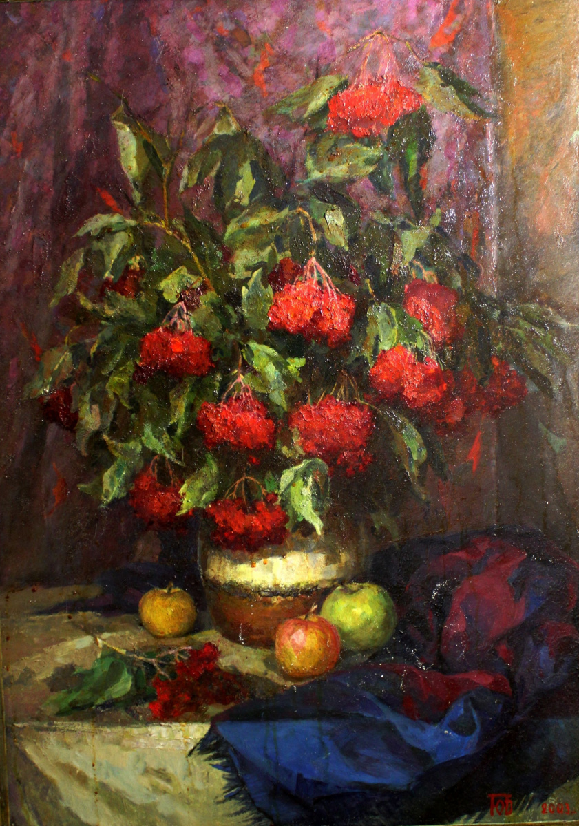 Yuri Dmitrievich Petrov. Cranberry and apples
