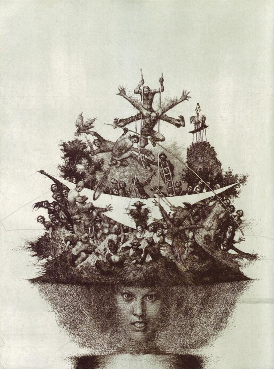 Albin Brunovsky. Dama con sombrero IV