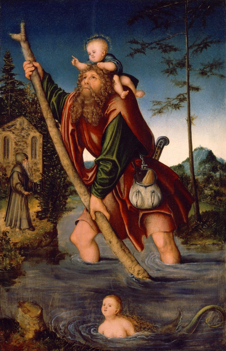 Lucas Cranach the Elder. Saint Christopher