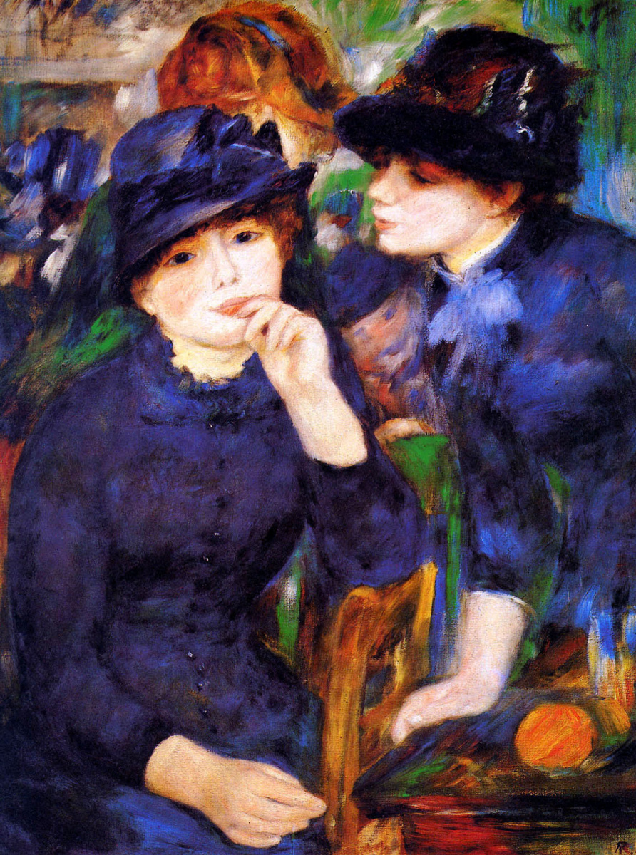 Pierre Auguste Renoir. Two Girls in Black