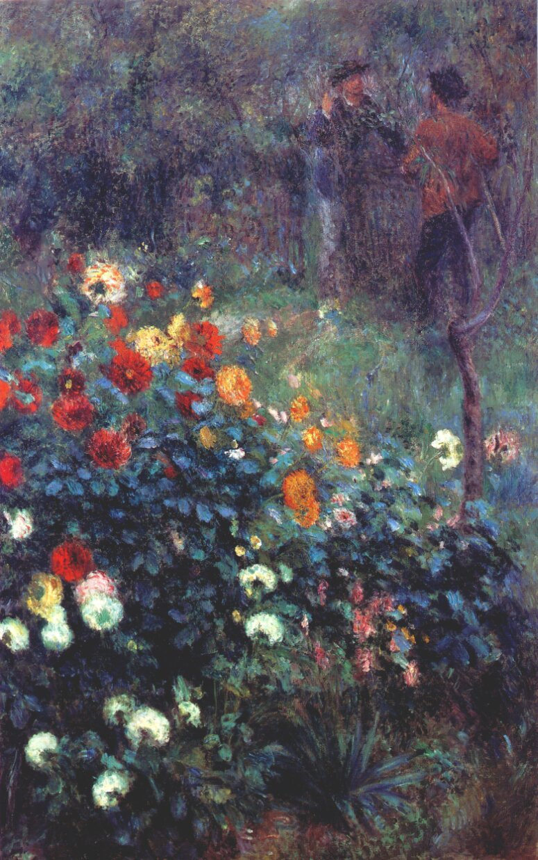 Pierre-Auguste Renoir. Garden in the street Cortot Montmartre
