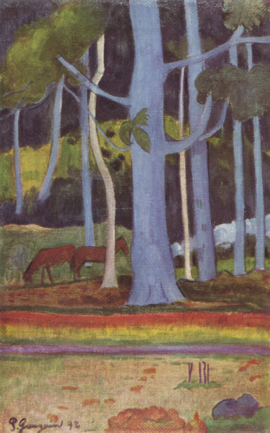 Paul Gauguin. Landscape in Tahiti