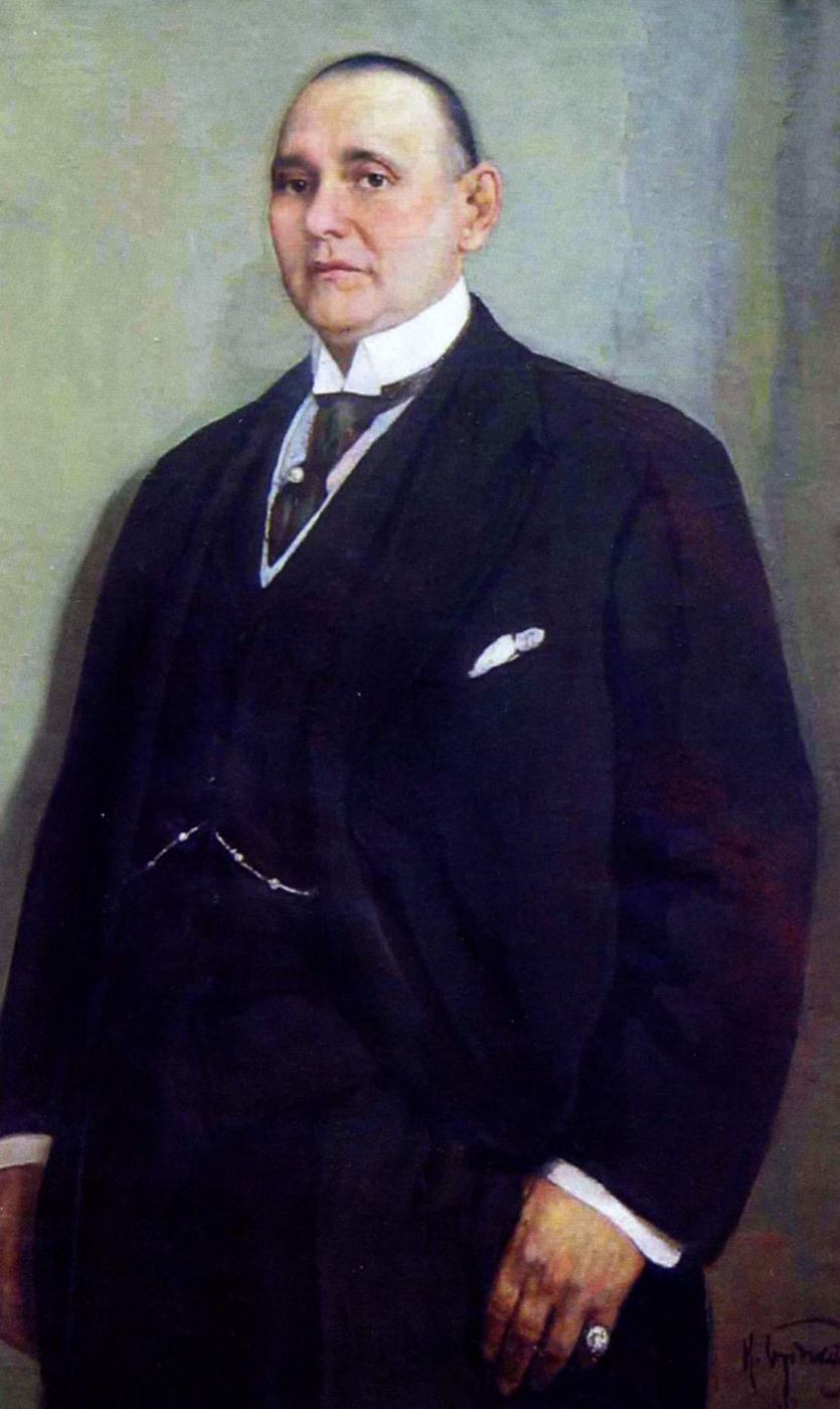 Isaac Brodsky. Portrait of the banker F.B. Birsteina