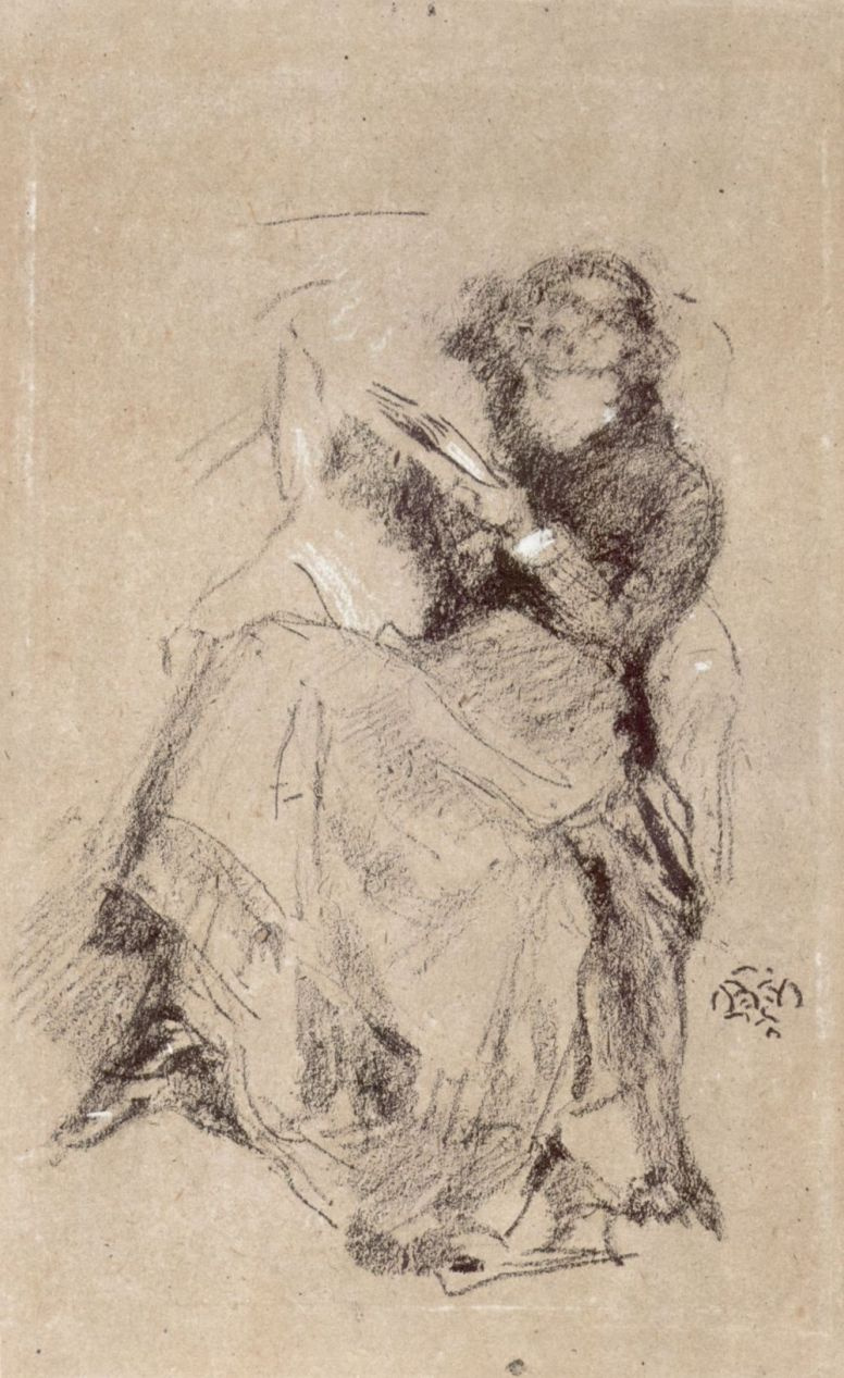 James Abbot McNeill Whistler. Reading girl