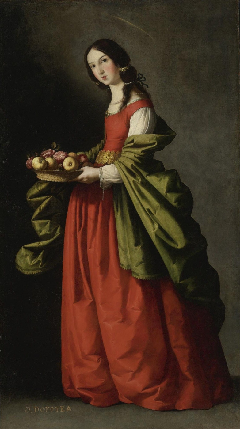 Francisco de Zurbaran. Saint Dorothea