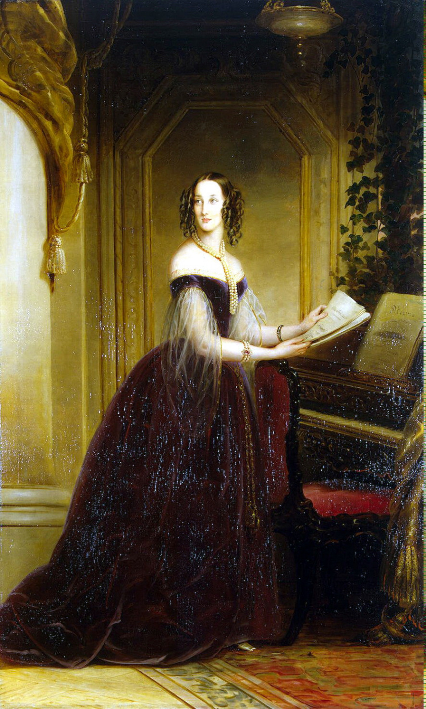 Christina Robertson. Portrait of Grand Duchess Maria Nikolaevna
