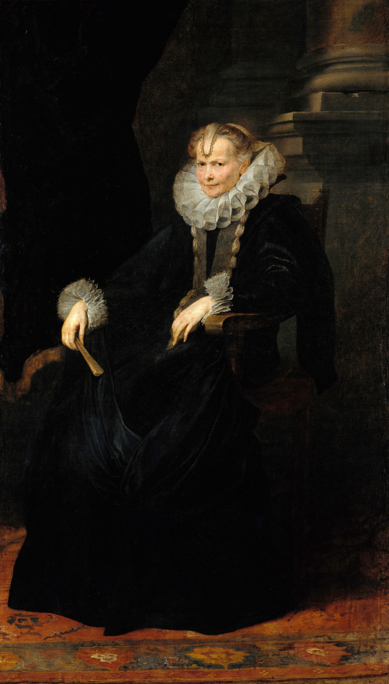 Anthony van Dyck. 热那亚女士的画像