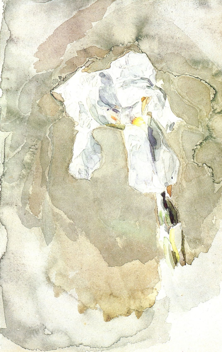 Mikhail Vrubel. White iris