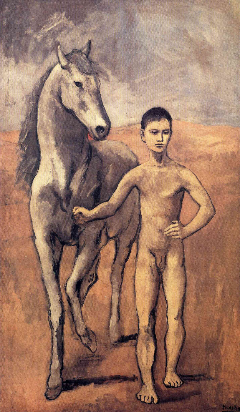 Pablo Picasso. Boy leading a horse