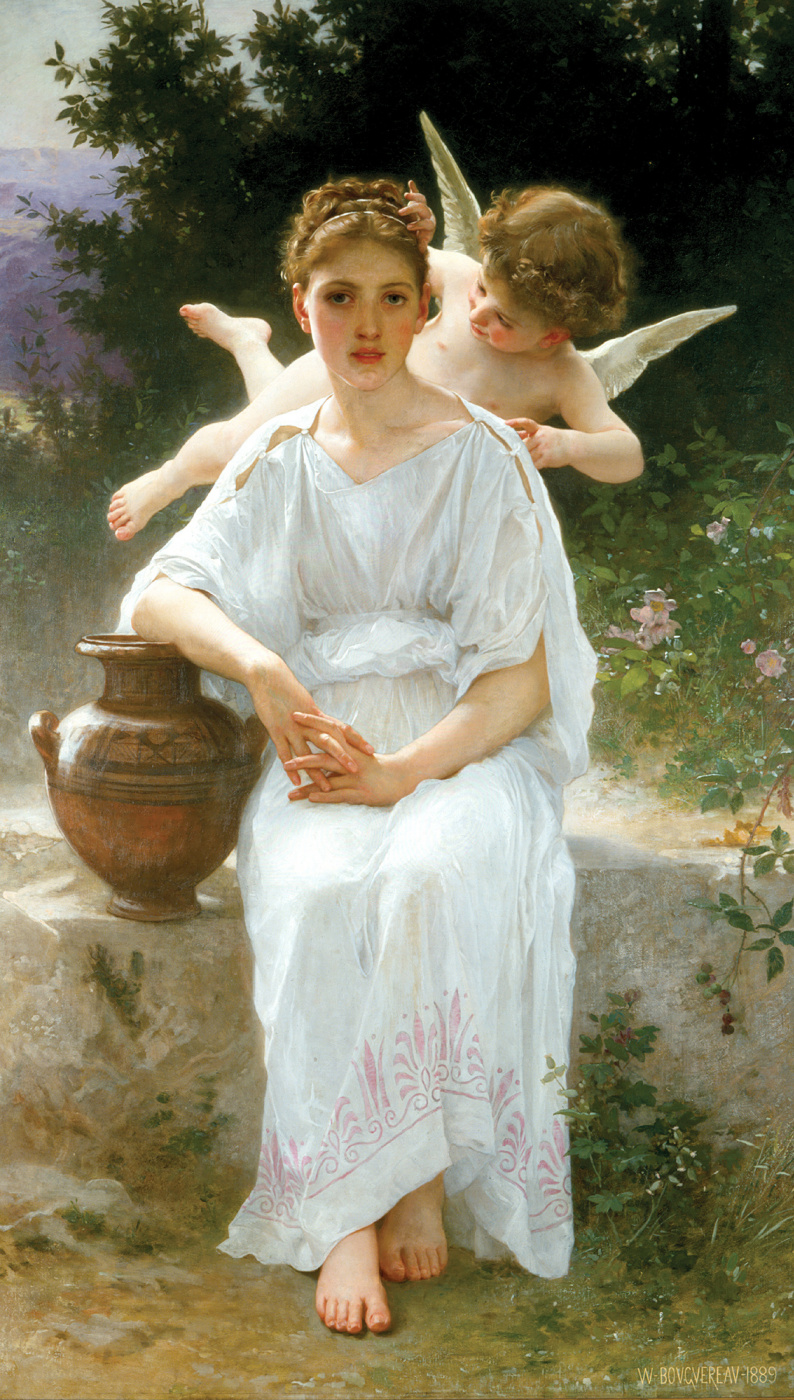 William-Adolphe Bouguereau. El susurro de cupido