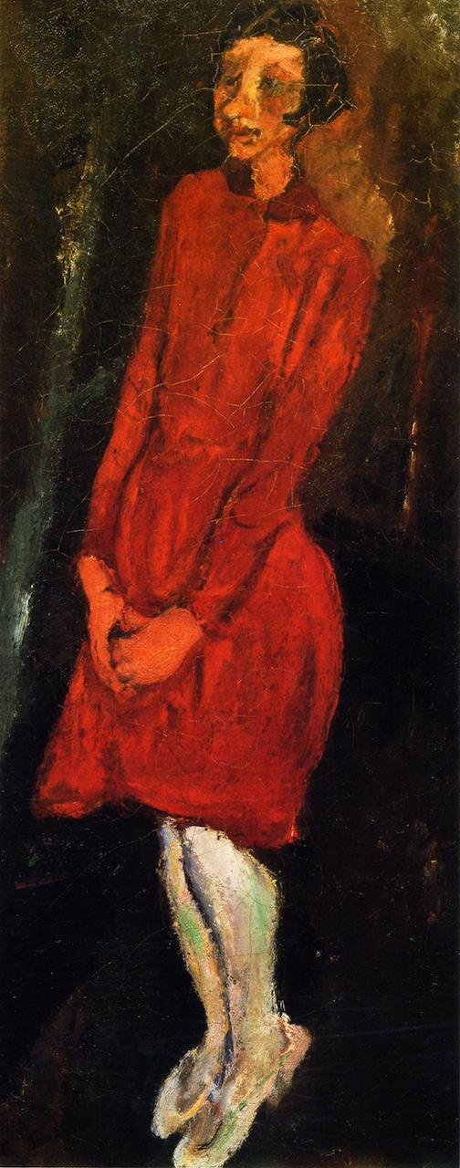 Chaim Soutine. Red dress