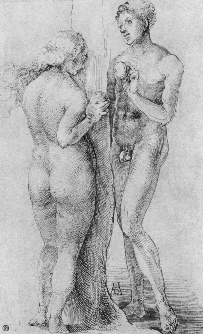 Albrecht Dürer. Adam and eve